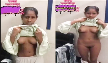 College Girl Nude Boob Show To Owner Sex MMS Video