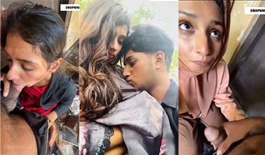 Muslim Hijabi College Couples Leaked Outdoor Fuck New