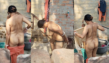 Desi Village Milf Bhabhi Nude Secretly Recorded Porn